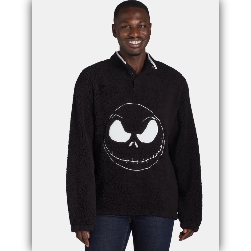 Nightmare Before Christmas Men’s and Big Men’s Jack Skellington Cosplay Faux She